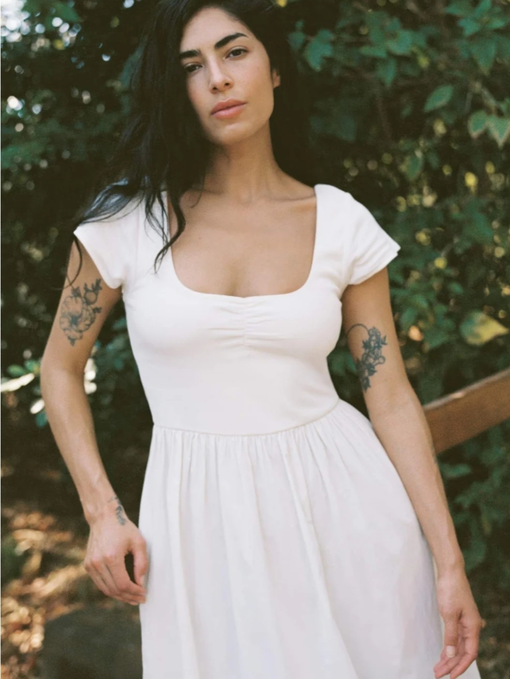 Christy Dawn Monica Dress Antique White PETITE XS - Picture 2 of 4